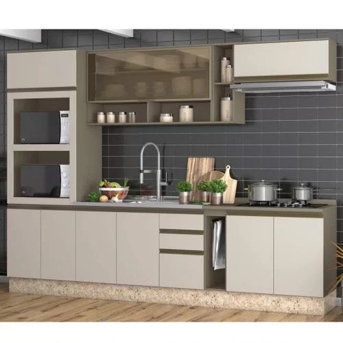 Cozinha Modulada Aurora Espresso Móveis