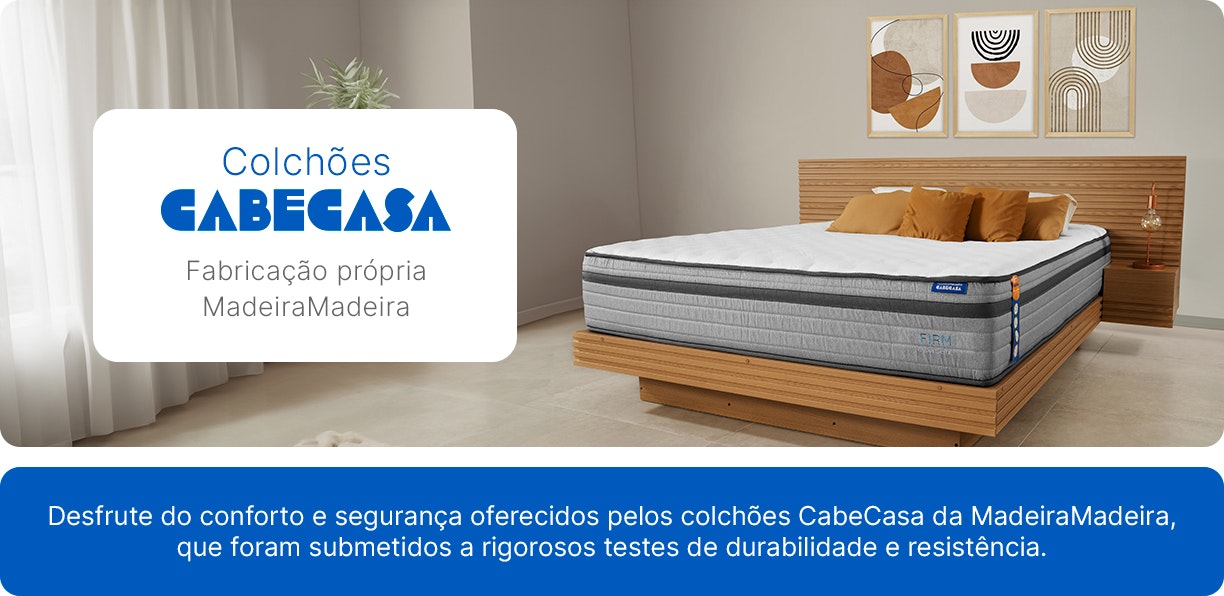 Imagem do Colchão Luna CabeCasa, produto de fabricação própria da MadeiraMadeira