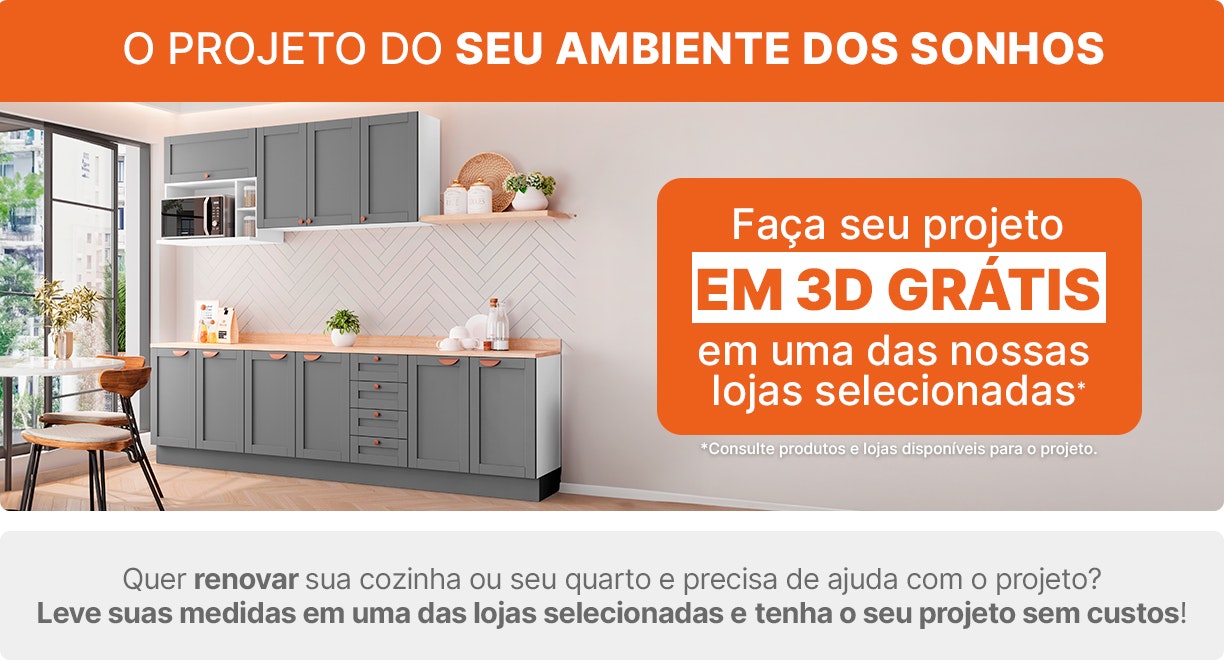 O projeto do seu ambiente dos sonhos.