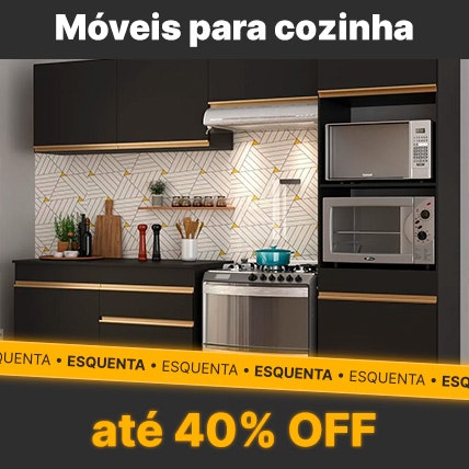 Móveis para cozinha com até 40% OFF