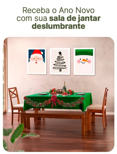 Receba o Ano Novo com sua sala de jantar deslumbrante