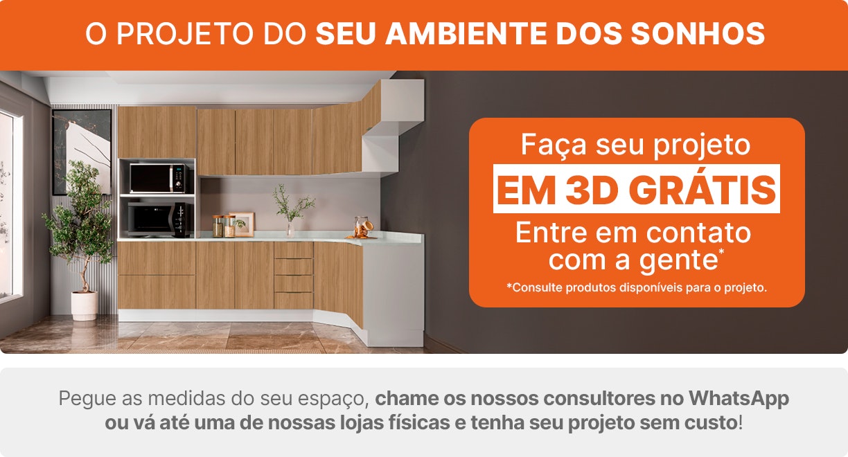 O projeto do seu ambiente dos sonhos.