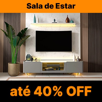 Sala de Estar com até 40% OFF