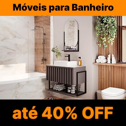 Banheiro com até 40% OFF