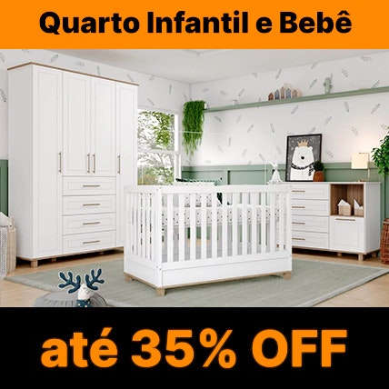 Quarto Infantil com até 35% OFF