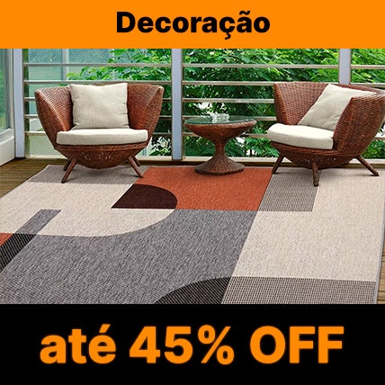 Decoração com até 45% OFF