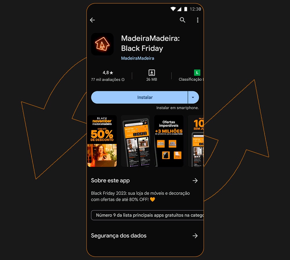 Baixe o APP Madeira e faça suas compras!