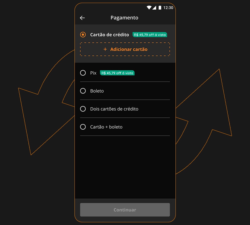 Utilize o cashback em sua nova compra!