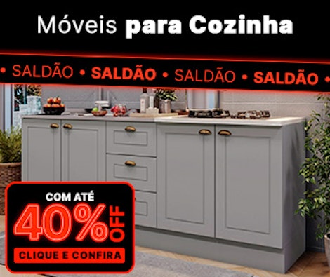 Até 40% OFF em Cozinha