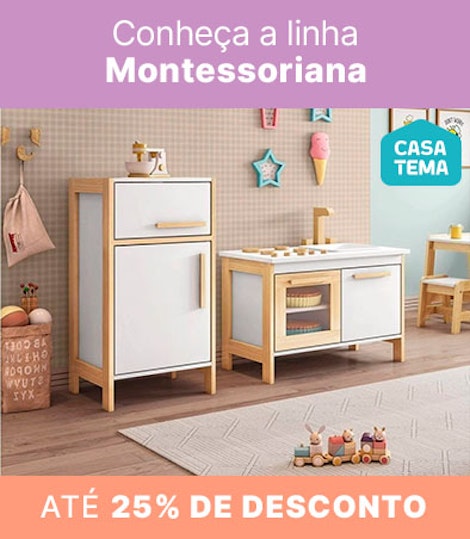Conheça a linha Montessoriana da Casatema, com até 25% OFF