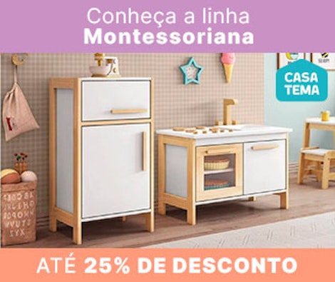 Conheça a linha Montessoriana da Casatema, com até 25% OFF