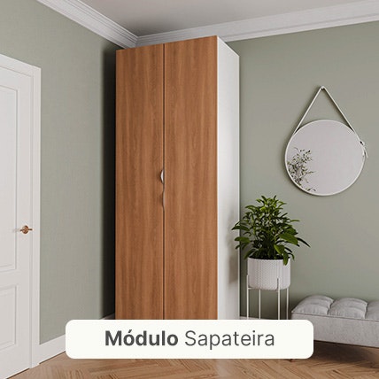 Módulo Sapateira Guarda-roupa Hera