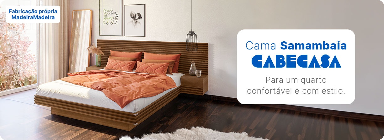 Cama Samambaia Para um quarto confortável e com estilo.