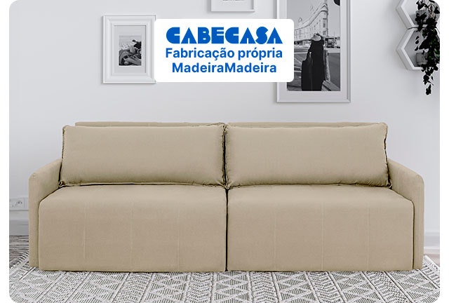 O conforto e a praticidade de um sofá-cama.