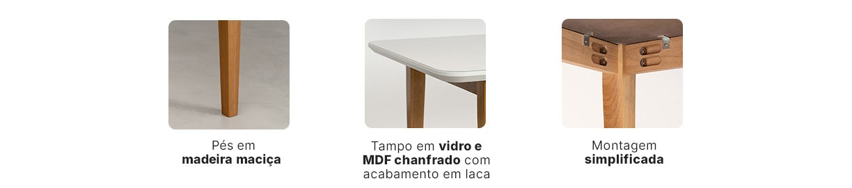 Saiba todos os diferenciais da Mesa de Jantar Tangará