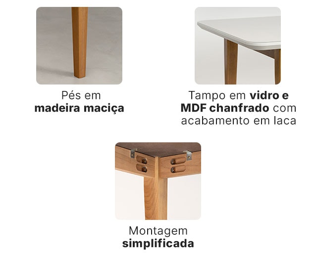 Saiba todos os diferenciais da Mesa de Jantar Tangará