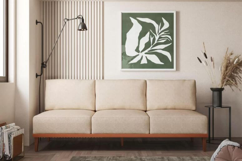 sala pequena minimalista