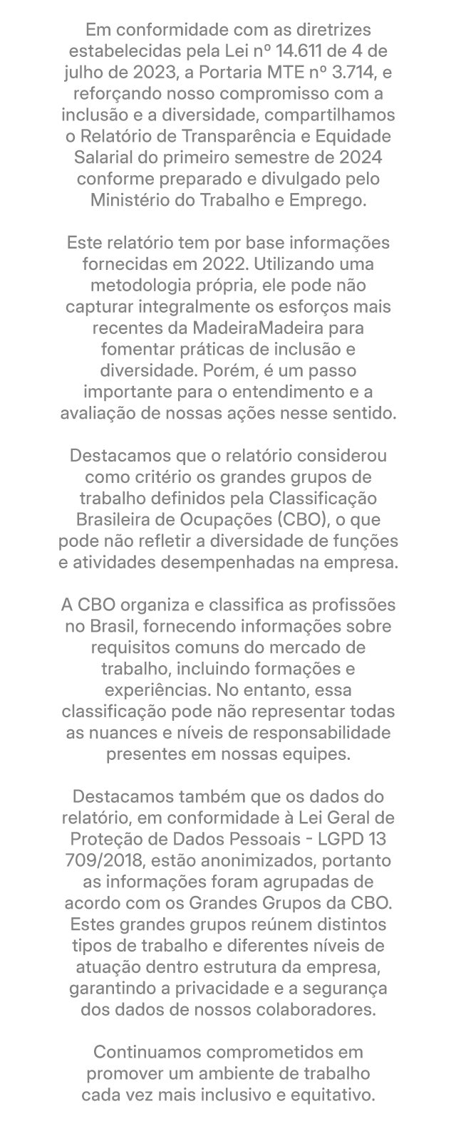 Texto  relatório  igualdade salarial