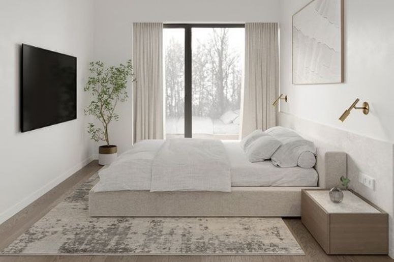 quarto minimalista