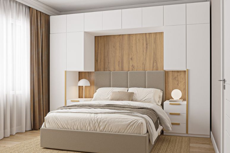 guarda-roupa com cama