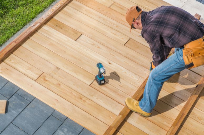 deck sobre piso