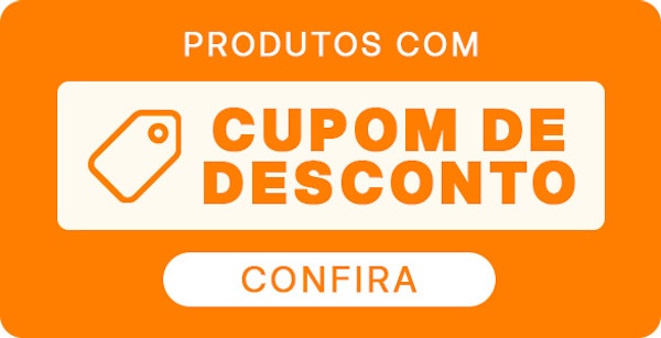 Aproveite produtos com cupom de desconto.