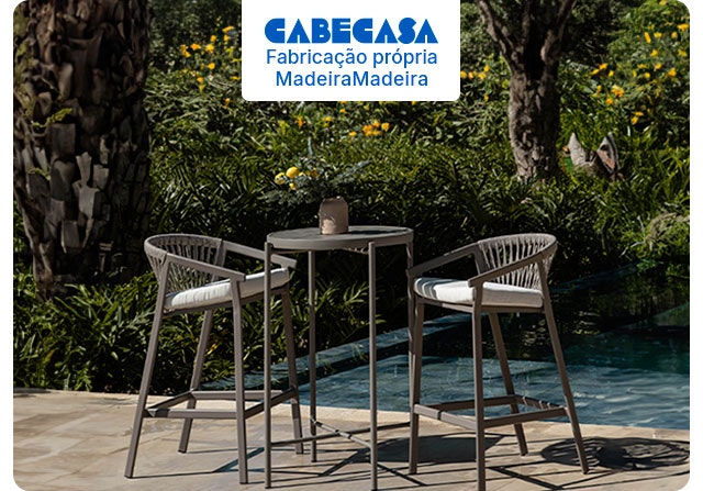 Conheça a Linha Refúgio CabeCasa: tranquilidade e sofisticação para sua área externa.