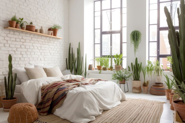 plantas no quarto
