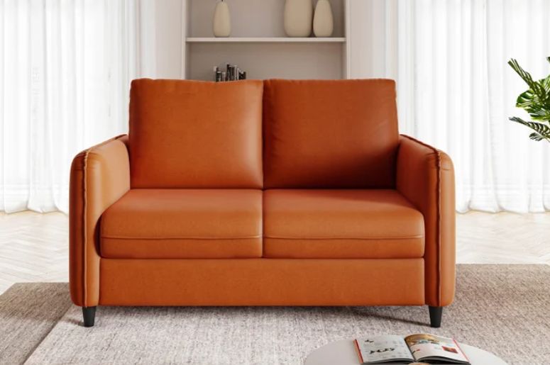 sofa orqu&iacute;dea terracota