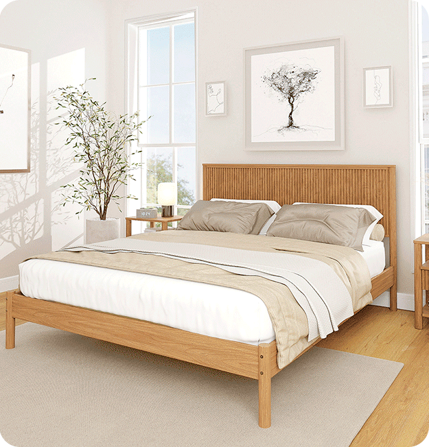 Linha Oiti: Rusticidade elegante para seu quarto.
