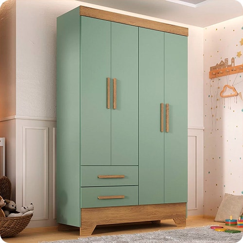 Confira todas as opções de produtos da MadeiraMadeira: Guarda-roupa Infantil