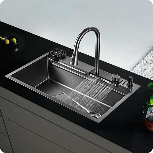 Confira todas as opções de produtos da MadeiraMadeira: Torneiras e Cozinhas