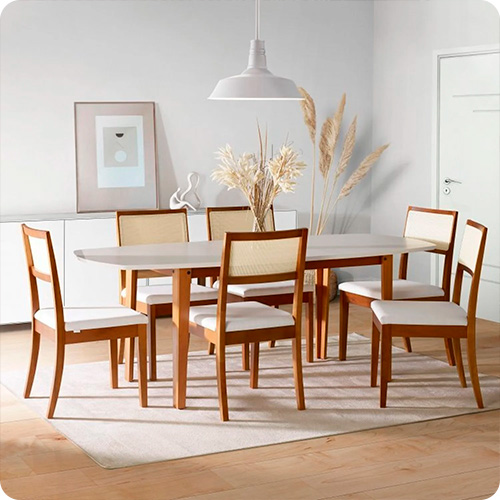 Confira todas as opções de Sala de Jantar