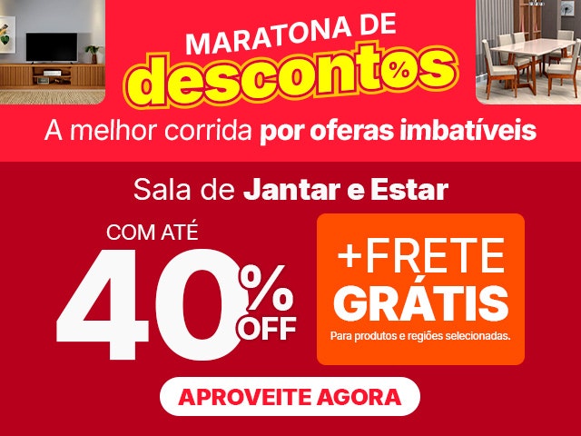 Banner App maratona de desconto 40off mobile