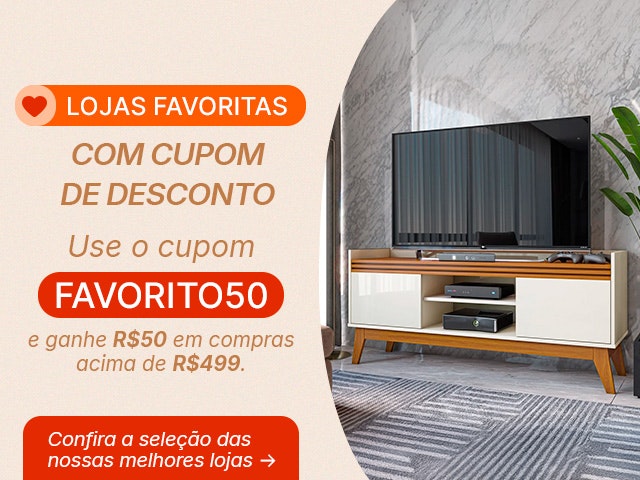 Lojas favoritas 3p com cupom de desconto mob