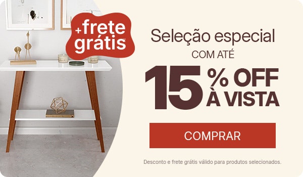 Compre com até 15% OFF à vista e frete grátis