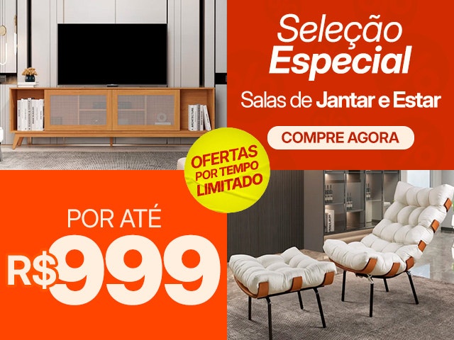 Seleção de Salas de Jantar por até R$999
