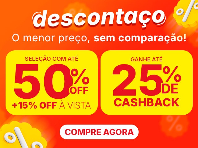 Descontaço é na MadeiraMadeira: O menor preço, sem comparação. Até 50% OFF + até 40% de CASHBACK.