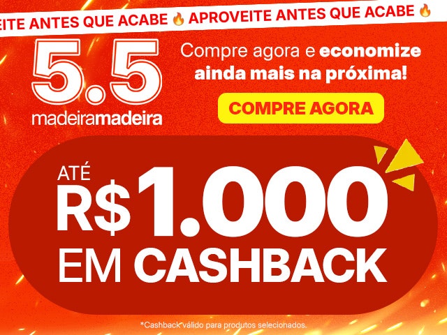 Data Dupla com cashback: compre e ganhe até R$1.000 em CASHBACK.