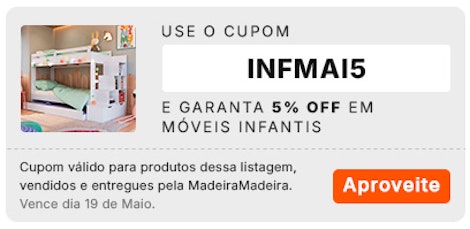 Use o cupom INFMAI5 e garanta 5% OFF