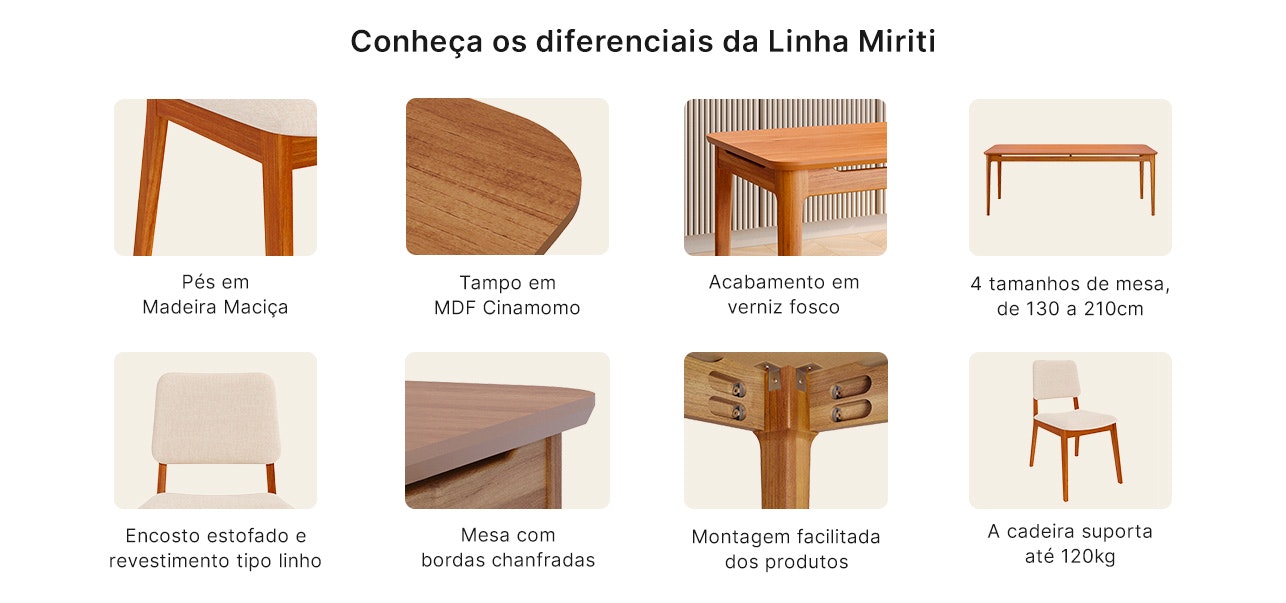 Diferenciais Linha Miriti DESK