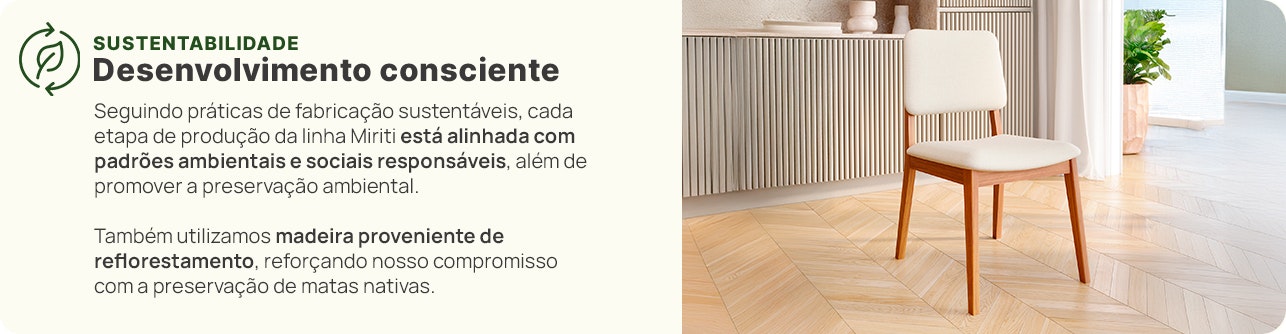 Sustentabilidade Linha Miriti DESK