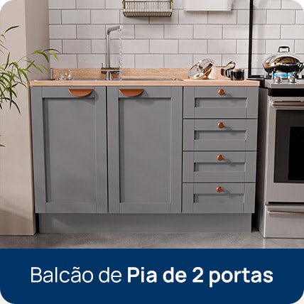 Balcão de pia 2 portas