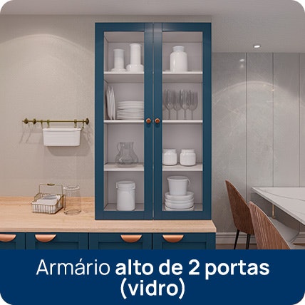 armário alto de 2 portas arizona