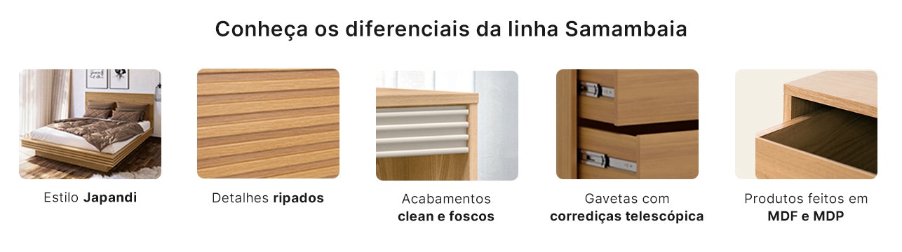 Diferenciais linha Samambaia desk