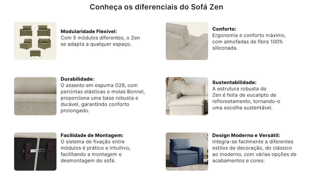 diferenciais linha zen desk