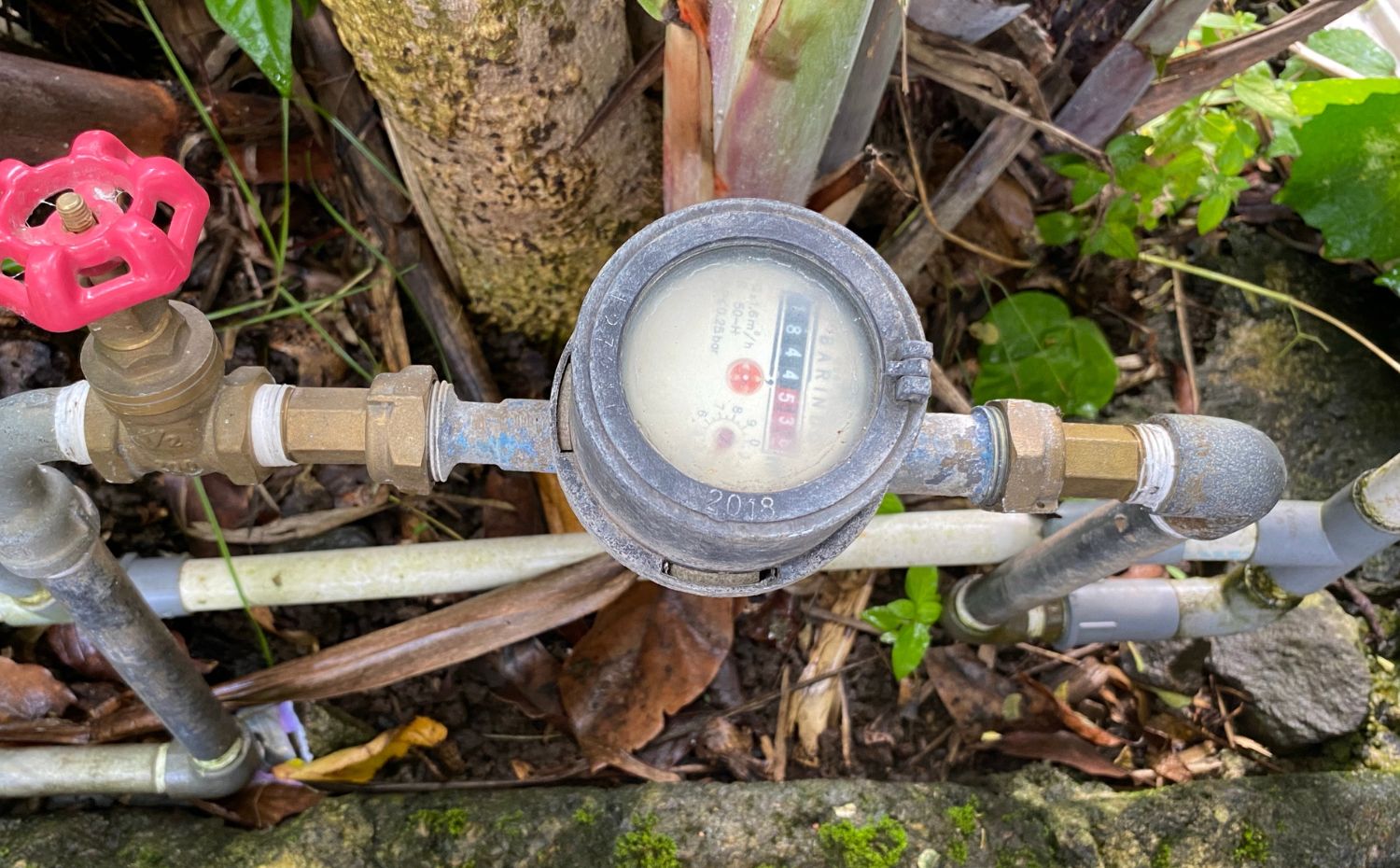 registro de &aacute;gua