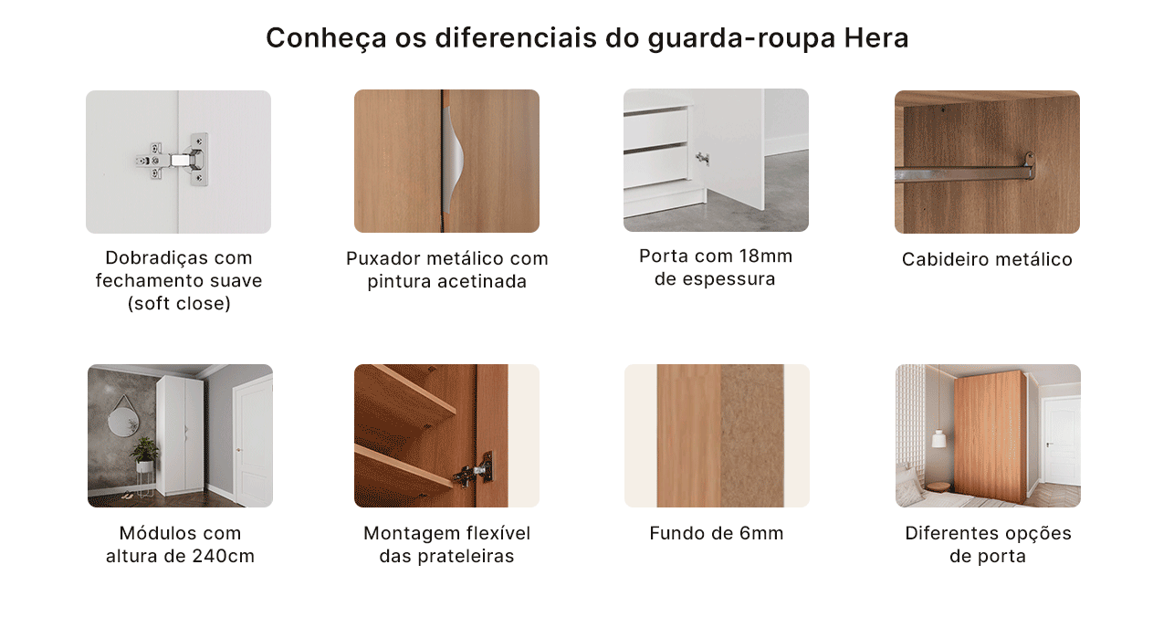diferenciais guarda roupa hera desk