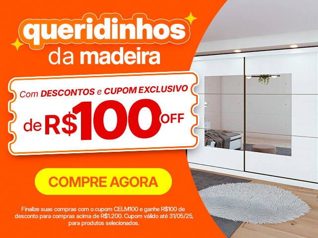 Queridinhos MadeiraMadeira: com descontos e cupom exclusivo de R$100 OFF, aproveite.
