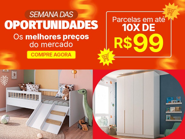 Semana de Oportunidades: os melhores preços do mercado com parcelas em até 10X de R$99